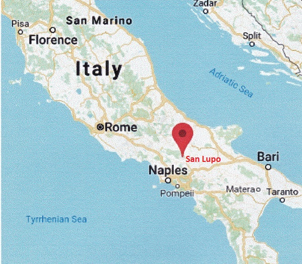 San Lupo Map