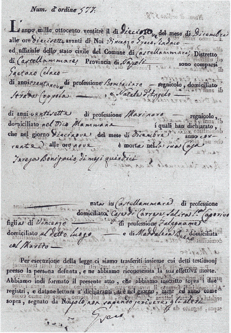 Teresa Bonifacio Death Record