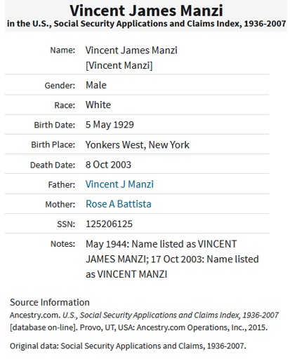 Vincent Manzi SSACI