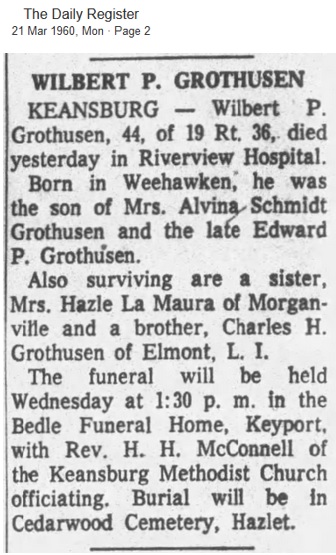 Wilbert Grothusen Obituary