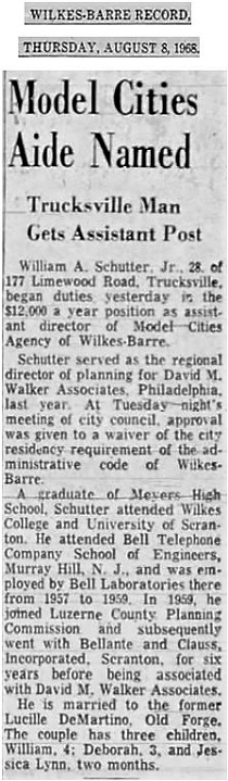 Lucille Anne Demartino and William A. Schutter Jr. Marriage