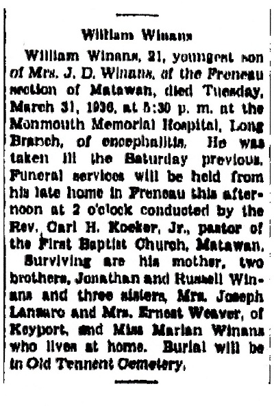 William Winans Obituary