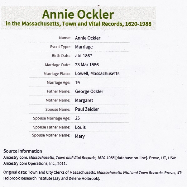 Albert Lau and Anna Oeckler Marriage